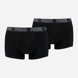 Труси-шорти Puma Basic Trunk 2P 93501501 L 2 шт Black (8720245037693) краща модель в Миколаєві