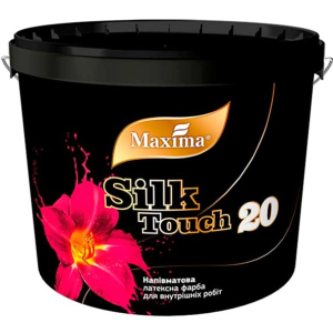 Напівматова латексна фарба "Silk Touch 20" Maxima 6 кг (4823083307837) ТОП в Миколаєві