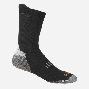 Носки тактические 5.11 Tactical Year Round Crew Sock 10014 L/XL Black (2000980276769) ТОП в Николаеве