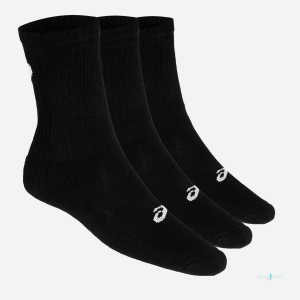 Носки Asics 3ppk Crew Sock 155204-0900 43-46 р 3 пары Черные (8718837138309) ТОП в Николаеве