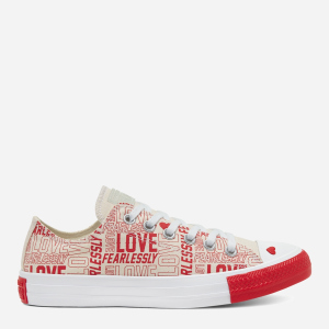 Кеди Converse Ctas Ox 567311C 40 (9) 25.5 см Egret/University Red/White (888757886302) краща модель в Миколаєві