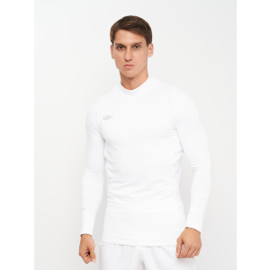 Жіночий лонгслів Umbro Ls Crew Baselayer Cold 61473U002 XXL Білий (5052137592649) в Миколаєві