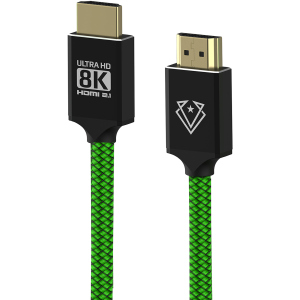 Кабель Vertux VertuLink-150 HDMI 2.1 UltraHD-8K HDR eARC 1.5 м Lasergreen (vertulink-150.lasergreen) в Николаеве