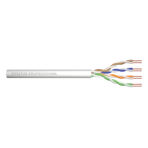 Вита пара Digitus CCA CAT 5e U-UTP AWG 24/1 PVC сірий 305 м (ACU-4511-305) в Миколаєві