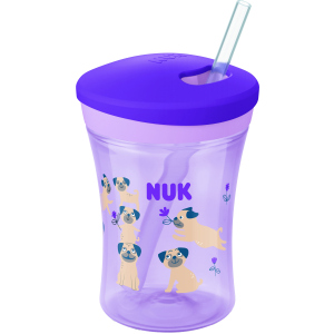 Поильник Nuk Evolution Action Cup 230 мл Фиолетовый (4008600365129) лучшая модель в Николаеве