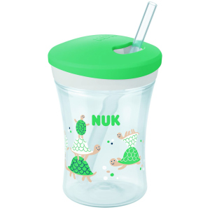 Поильник Nuk Evolution Action Cup 230 мл Зелений (4008600365136) ТОП в Миколаєві