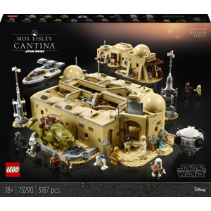 хорошая модель Конструктор LEGO Star Wars Кантина Мос-Эйсли 3187 деталей (75290) (5702016663495)