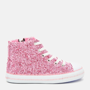 Кеди дитячі VUVU KIDS Pink glitter 3004 11 28 Рожеві з бісером (8380001300428) ТОП в Миколаєві