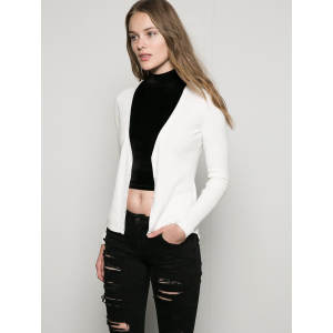 Кардиган Bershka 1518/546/712 L Білий (SZ01518546712046) ТОП в Миколаєві