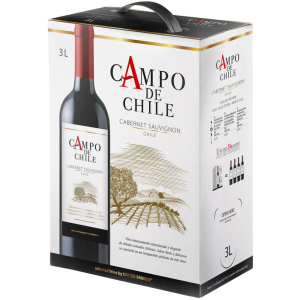 Вино Campo de Chile Cabernet Sauvignon 3L BiB червоне сухе 3 л 13-15% (8594045652666) ТОП в Миколаєві