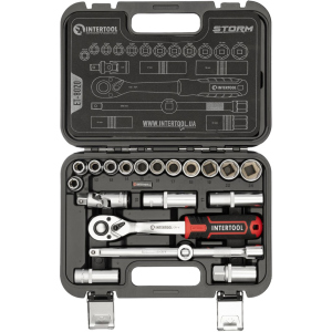купити Набір інструментів Intertool STORM 1/2" Сr-V, 20 предметів (ET-8020)