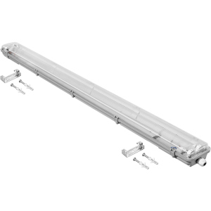 Лінійний світильник DELUX PC7 LED SLIM IP65 G13 під LED лампи 2х1200 мм (90017901) краща модель в Миколаєві