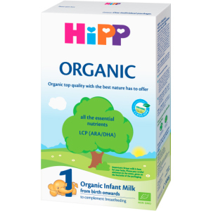 Упаковка органической детской сухой молочной смеси HiPP Organic 1 начальная 5 пачек по 300 г (9062300433637)(9062300439226) ТОП в Николаеве