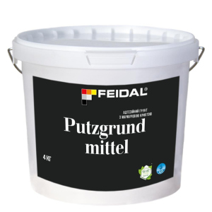 Адгезійний ґрунт з мармуровою крихтою 4кг FEIDAL Putzgrund mittel