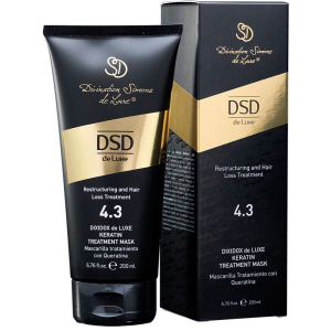 Восстанавливающая маска с кератином DSD de Luxe 4.3 Keratin Treatment Mask для улучшения структуры волос и стимуляции их роста 200 мл (8437011863096) ТОП в Николаеве