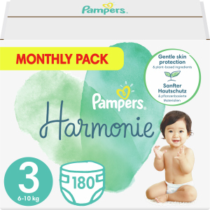 Подгузники Pampers Harmonie Размер 3 (6-10 кг) 180 шт (8006540156414) ТОП в Николаеве