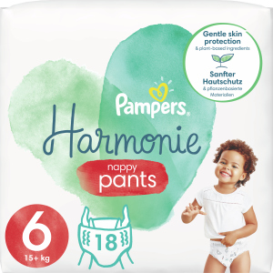 Підгузки-трусики Pampers Harmonie Nappy Pants Розмір 6 (15+ кг) 18 шт (8006540181461) ТОП в Миколаєві