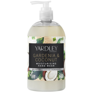 Мило рідке Yardley Gardenia & Coconut Milk Botanical Hand Wash для рук 500 мл (5056179303492) в Миколаєві