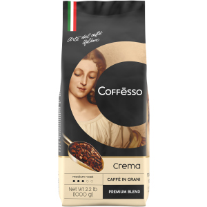 Кофе в зернах Coffesso Crema 1000 г (8001681575018) ТОП в Николаеве