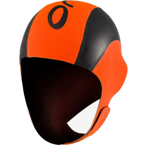 Неопреновая шапочка Orca High Visibility Neoprene Swim Cap Orange/Black (LA424854) лучшая модель в Николаеве