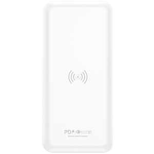 Портативное зарядное устройство c беспроводной зарядкой FONENG Q16 PowerBank (10000 mAh) - White FONENG лучшая модель в Николаеве