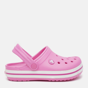 Кроки Crocs Kids Jibbitz Crocband Clog K 204537-6U9-J2 33-34 Рожеві (887350925494) краща модель в Миколаєві