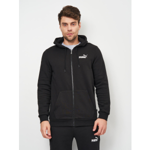 Спортивна кофта Puma ESS Small Logo FZ Hoodie 58670201 S Чорна (4063697310551) ТОП в Миколаєві