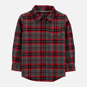 Рубашка Carters 3J216610 122 см 981 PL Plaid (194133515095) лучшая модель в Николаеве