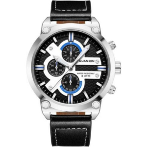 Чоловічий годинник Guanqin Silver-Black-Black GS19088 CL (GS19088SBB) ТОП в Миколаєві