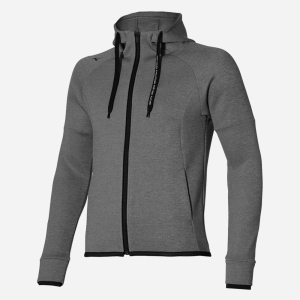 Спортивная кофта Mizuno RB Sweat Jacket 32GC185006 L Серая (5059431214130) ТОП в Николаеве