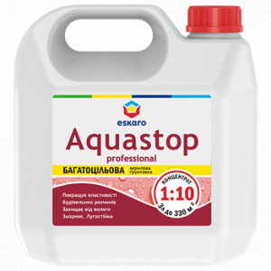 Ґрунтовка Eskaro Aquastop Professional 3 л краща модель в Миколаєві