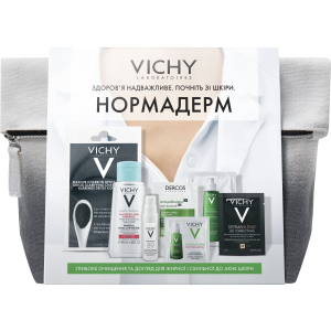 Набір для комплексного догляду Vichy Normaderm Глибоке очищення та догляд для жирної та схильної до акне шкіри (5902503632922) краща модель в Миколаєві