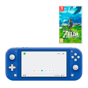 Набір Консоль Nintendo Switch Lite Blue 32GB Нове + Гра The Legend of Zelda Breath of The Wild Озвучка Nintendo Switch Нове краща модель в Миколаєві