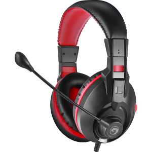 Навушники Marvo H8321S Black-Red (H8321S.MRV) ТОП в Миколаєві