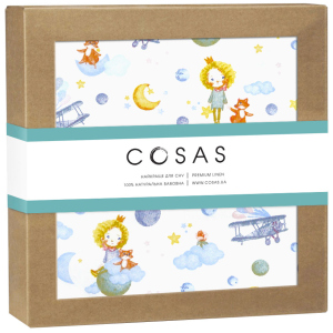 Непромокальна пелюшка Cosas Diaper Little Prince 70х120 см (4822052070970) в Миколаєві