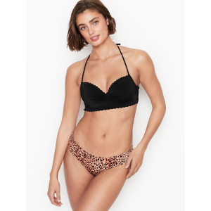 Роздільний купальник жіночий Victoria's Secret 752976150 XL (38D) Коричнево-чорний (1159756224) краща модель в Миколаєві