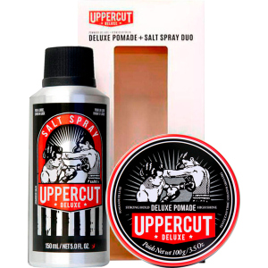 купить Набор для укладки волос Uppercut Deluxe Помада Pomade STD 100 г + Солевой спрей Sea Salt Spray 150 мл (817891024226)