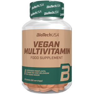 Витамины и минералы Biotech Vegan Multivitamin 60 таблеток (5999076239337) ТОП в Николаеве