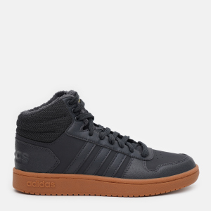 Черевики Adidas Hoops 2.0 Mid GZ8040 36 (4.5) 23 см Carbon/Carbon/Goldmt (4064047611489) краща модель в Миколаєві