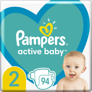 хороша модель Підгузки Pampers Active Baby Розмір 2 (Mini) 4-8 кг 94 шт (8001090948137)