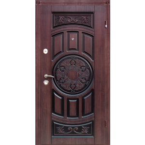 Вхідні двері з патиною Baku комплектація Classic Abwehr Steel Doors Expert (268) ТОП в Миколаєві