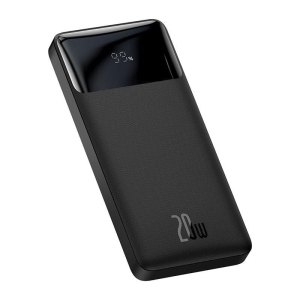 Повербанк BASEUS Bipow Digital Display Power Bank 10000mAh | 2USB / 1Type-C, PD / QC, 20W, 3A | Black ТОП в Миколаєві