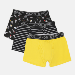 Трусики-шорти Minoti 7B BRIEF 3 35098JNR 104-110 см 3 шт Чорні (5059030615727) краща модель в Миколаєві