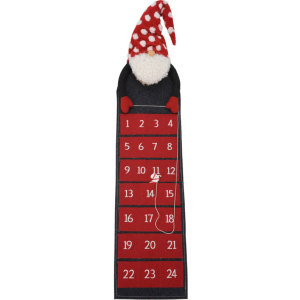 Святкова прикраса Christmas Decoration Календар 26х10х130 см (AWR203700_red hat) ТОП в Миколаєві