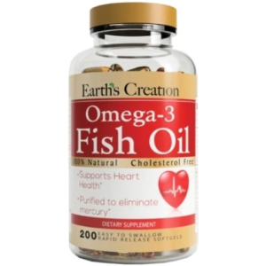 Жирні кислоти Earths Creation Omega 3-1000 мг (Cholesterol Free) 200 капсул (608786021525) ТОП в Миколаєві