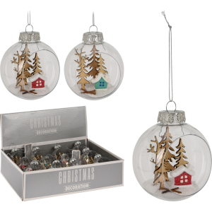 Набор елочных шаров Christmas Decoration 8 см 12 шт (CAA126890) в Николаеве