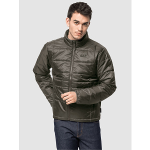 Пуховик синтетический Jack Wolfskin Argon Jacket M 1204883-5066 M Серо-оливковый (4060477922768) лучшая модель в Николаеве