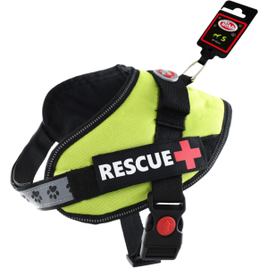 Шлей посилений Pet Nova Rescue+ S 45-55 см Салатовий (HA-RESCUE-LIGHTGREEN-S) (5903031442274) краща модель в Миколаєві