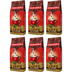 Упаковка кави в зернах Ferarra Arabica 100% 1 кг х 6 шт (2000006782724)