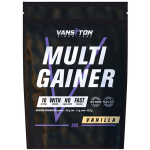 Гейнер Vansiton Multigainer 900 г Vanilla (4820106591174) ТОП в Миколаєві